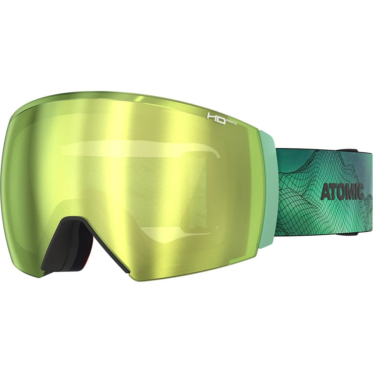 Image of Atomic Revent Q L Signature Goggles - Tim Durtschi Aurora Borealis/Green Gold HD Photo, One Size