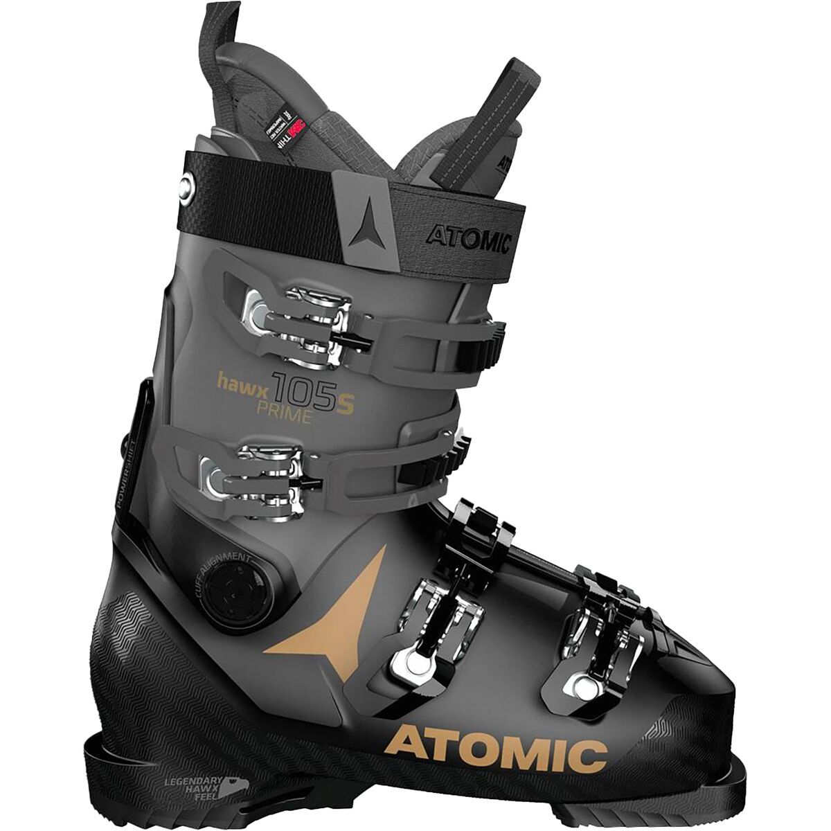 Atomic Hawx Prime 105 S W Ski Boot Black, 25/25.5