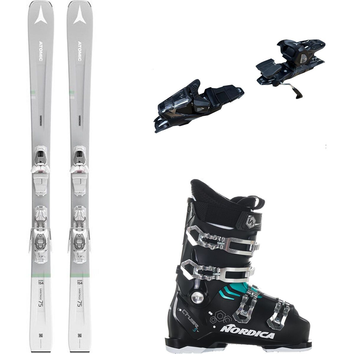 Atomic E Vantage 75 LT Ski w/ E M 12 GW + The Cruise S Boots - Ski