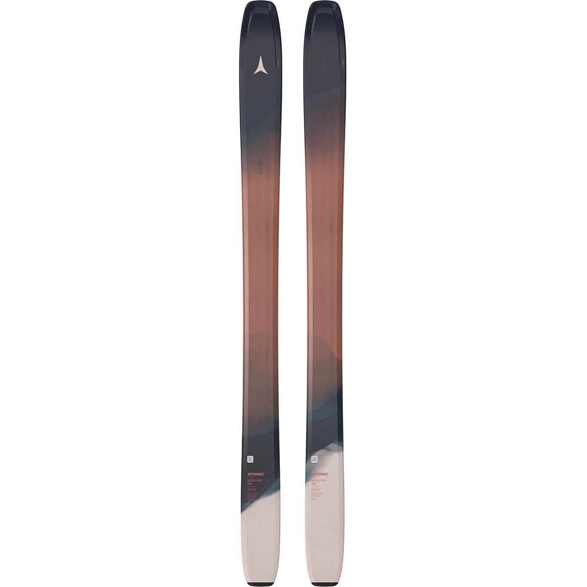 Image of Atomic Backland 108 Ski - 2027 - Women's Deep Ocean/Redwood/Snow, 176cm