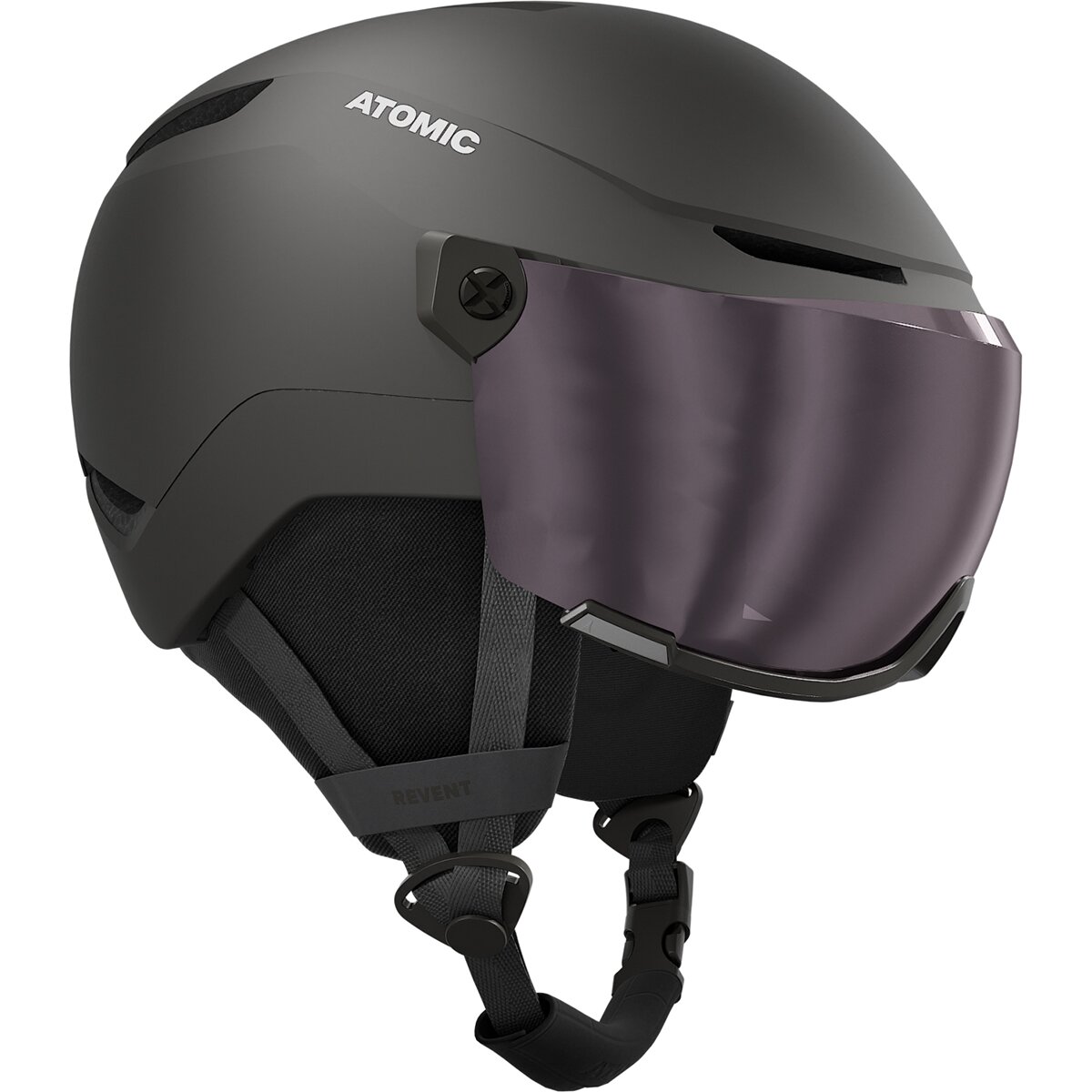 Image of Atomic Revant Jr Visor Helmet - Kids' Black, 48-52cm