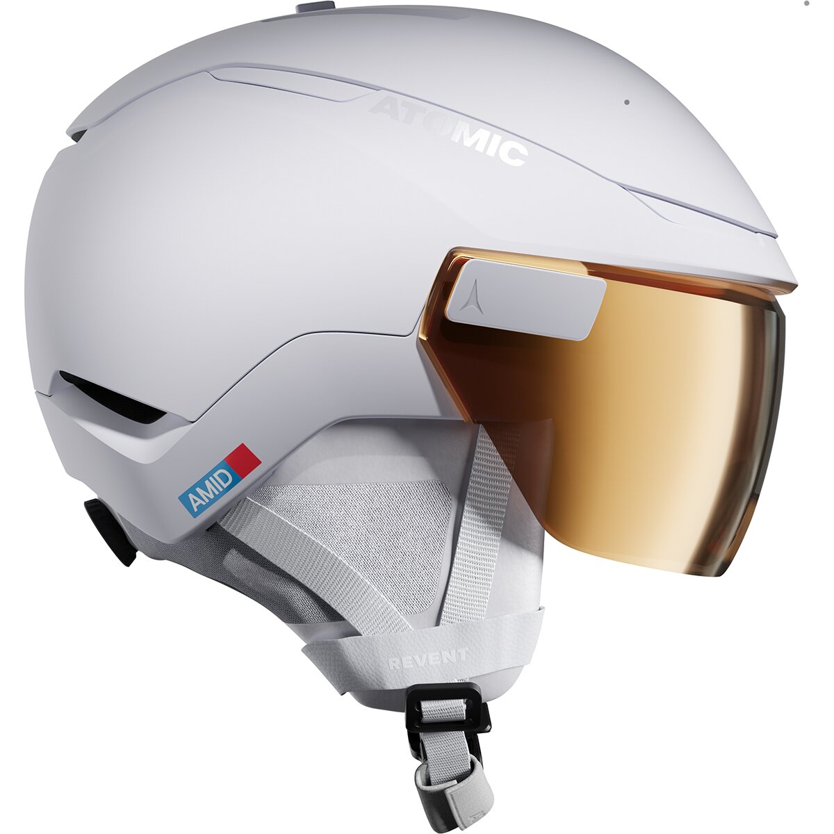 Image of Atomic Revent GT AMID Photocromatic Visor Helmet White Heather, 55-59cm