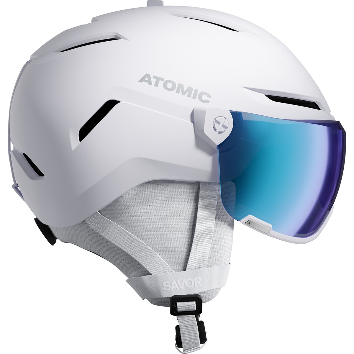 Image of Atomic Savor Stereo Visor Helmet White Heather, 55-59cm