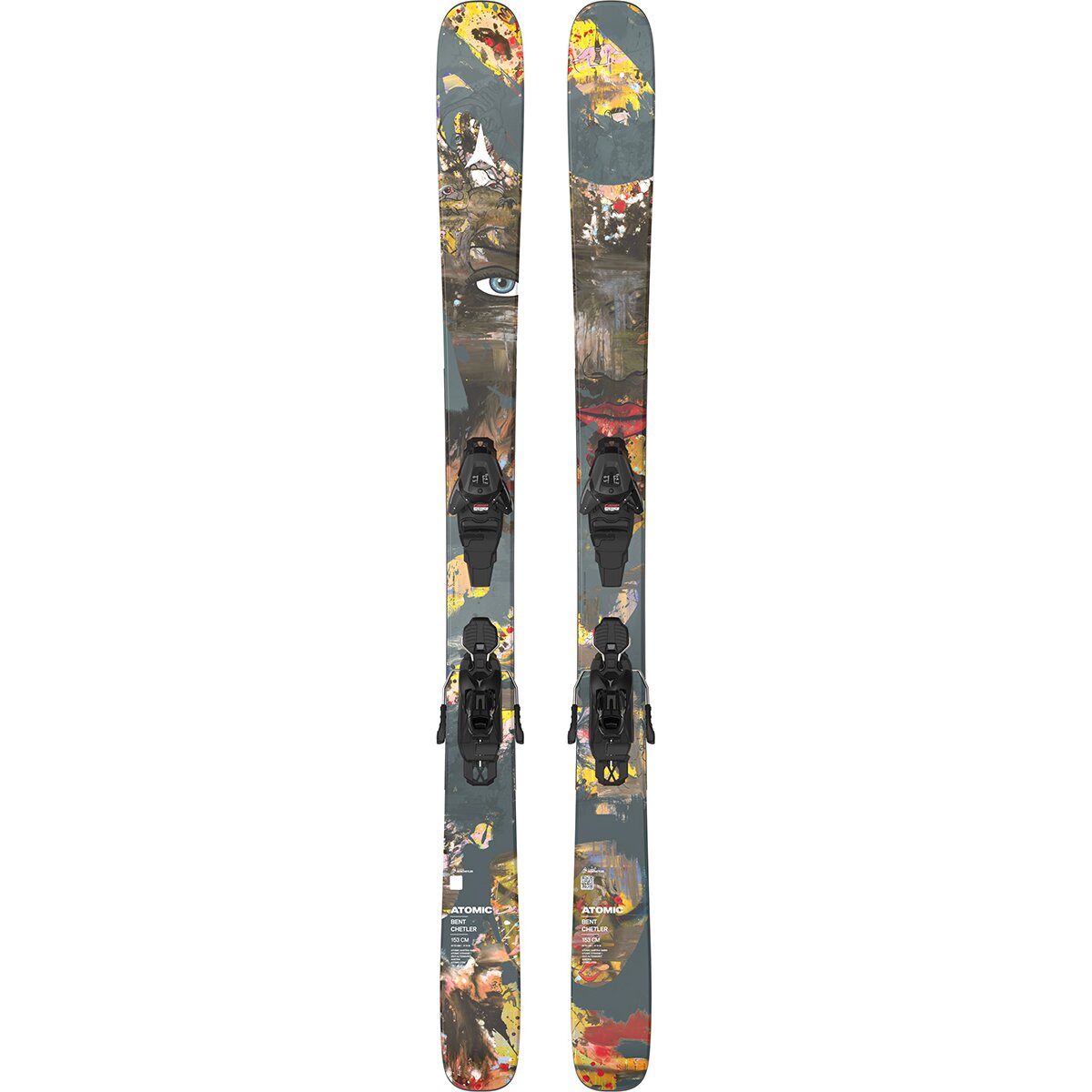 Image of Atomic Bent Chetler Mini Ski w/ L6 GW Binding - 2027- Kids Multicolor, 133cm