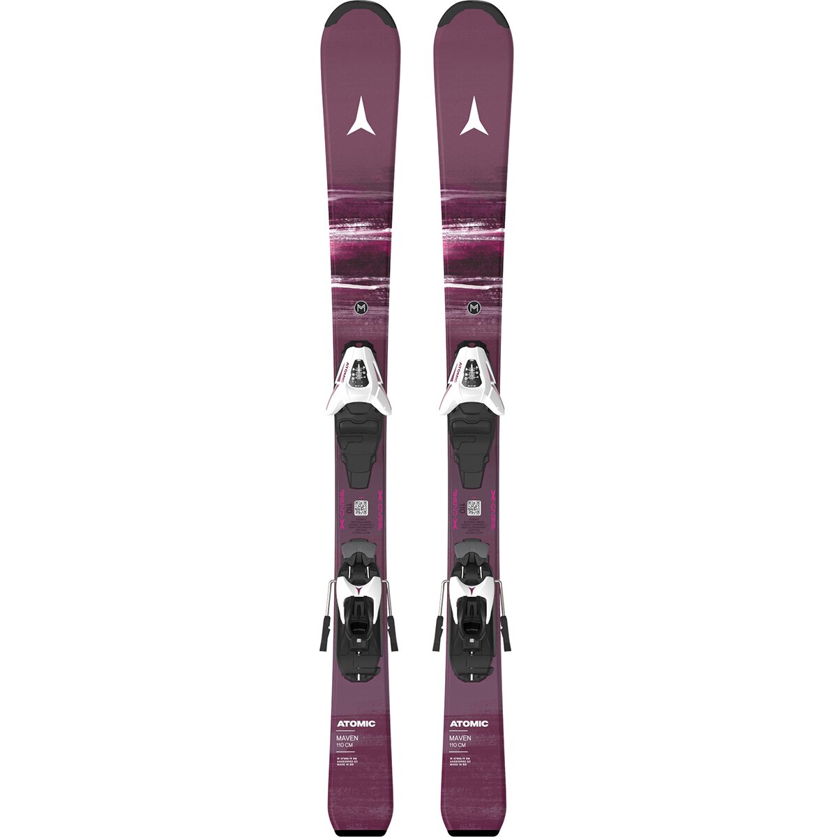 Image of Atomic Maven J Ski w/ C5 GW Binding - 2027 - Kids' Red Plum, 100cm
