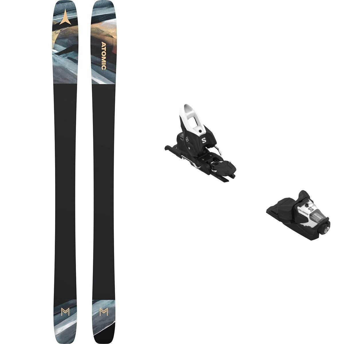 Atomic W Maven 94 CTI Ski + Stage GW 11 Binding - 2026 Blk/Wht-Blk/One, 165cm/90mm/OS