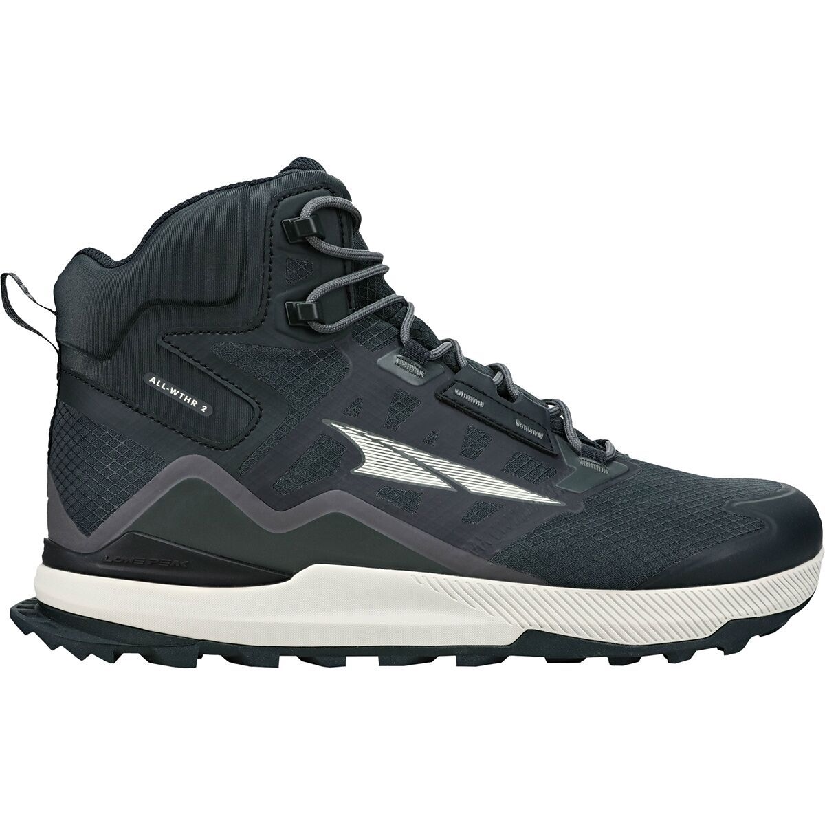 Altra Altra Lone Peak All-Weather Mid 2 Hiking Boot - Men's Black, 10.0