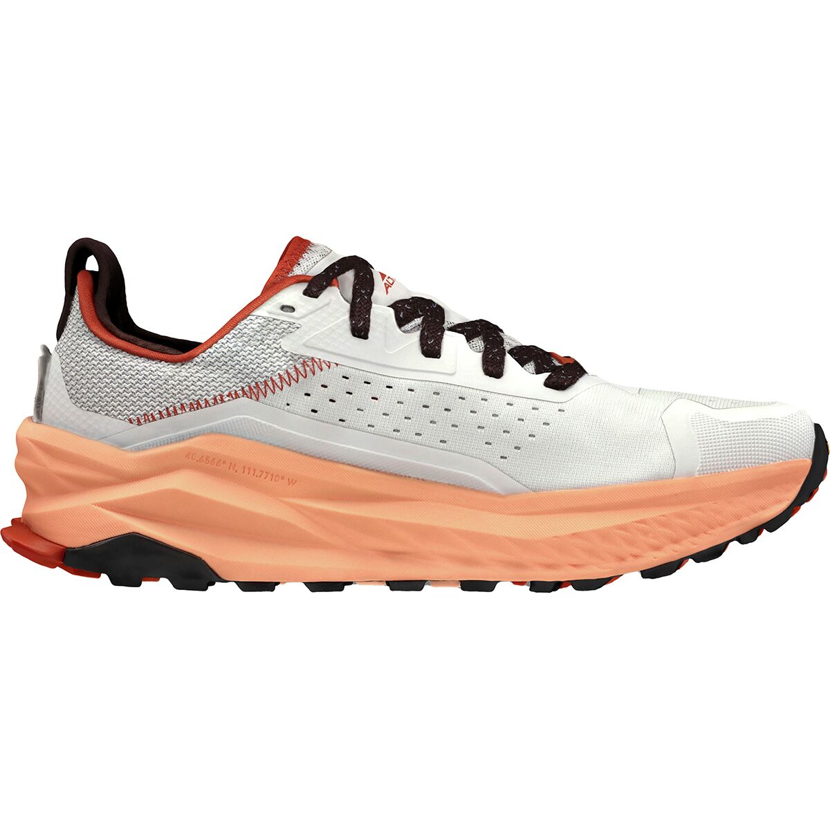 Image of Altra Olympus 6 Trail Running Shoe - Men's Gray/Orange, 10.0