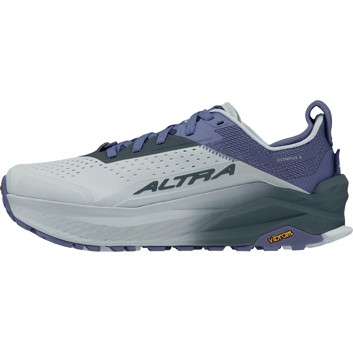 Image of Altra Olympus 6 Trail Running Shoe - Women's Gray/Blue, 6.5