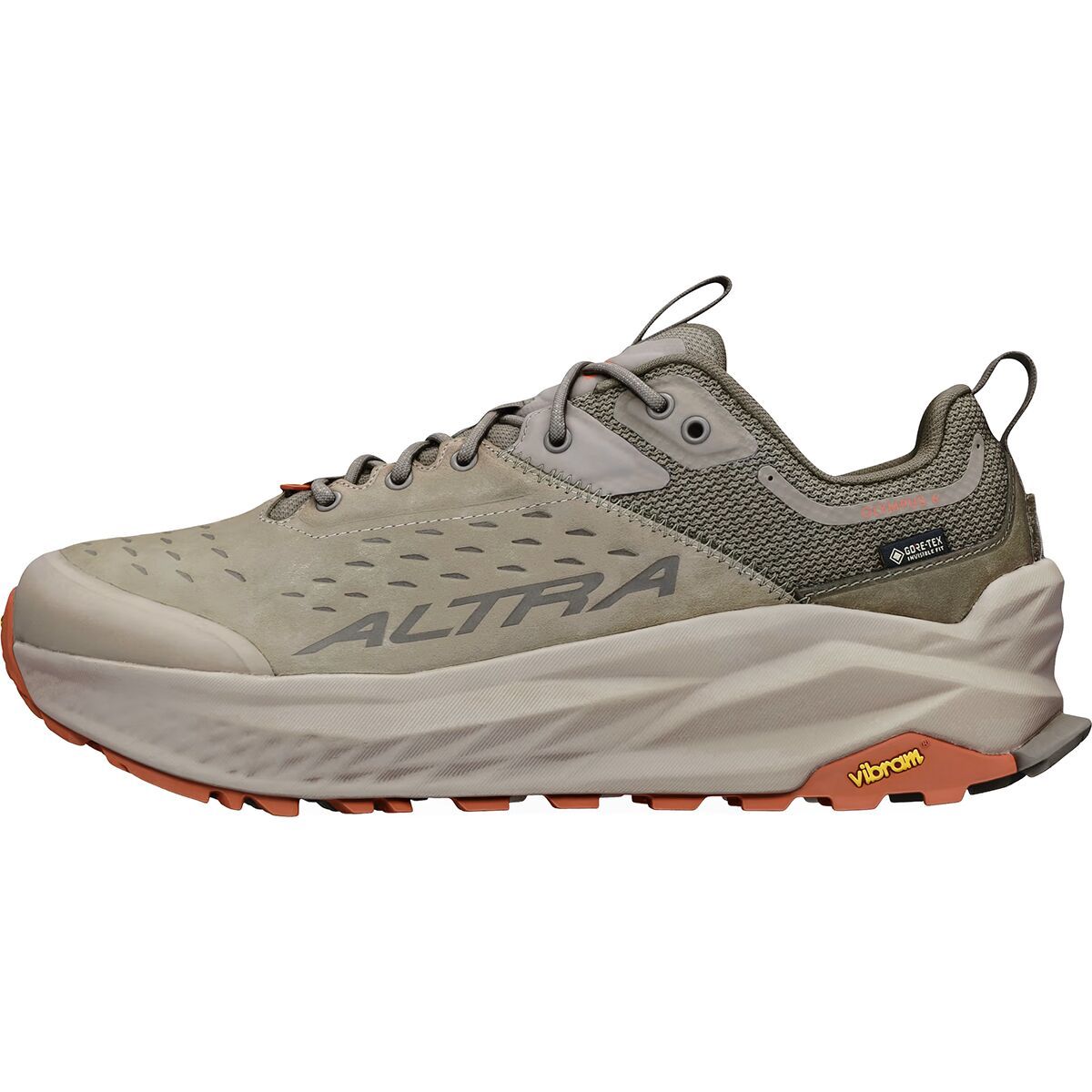 Image of Altra Olympus 6 Low GTX Hiking Shoe - Men's Brown/Taupe, 10.5