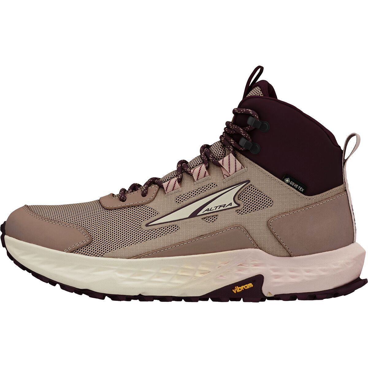 Image of Altra Timp 5 GTX Hiking Shoe - Women's Taupe/Pink, 6.5