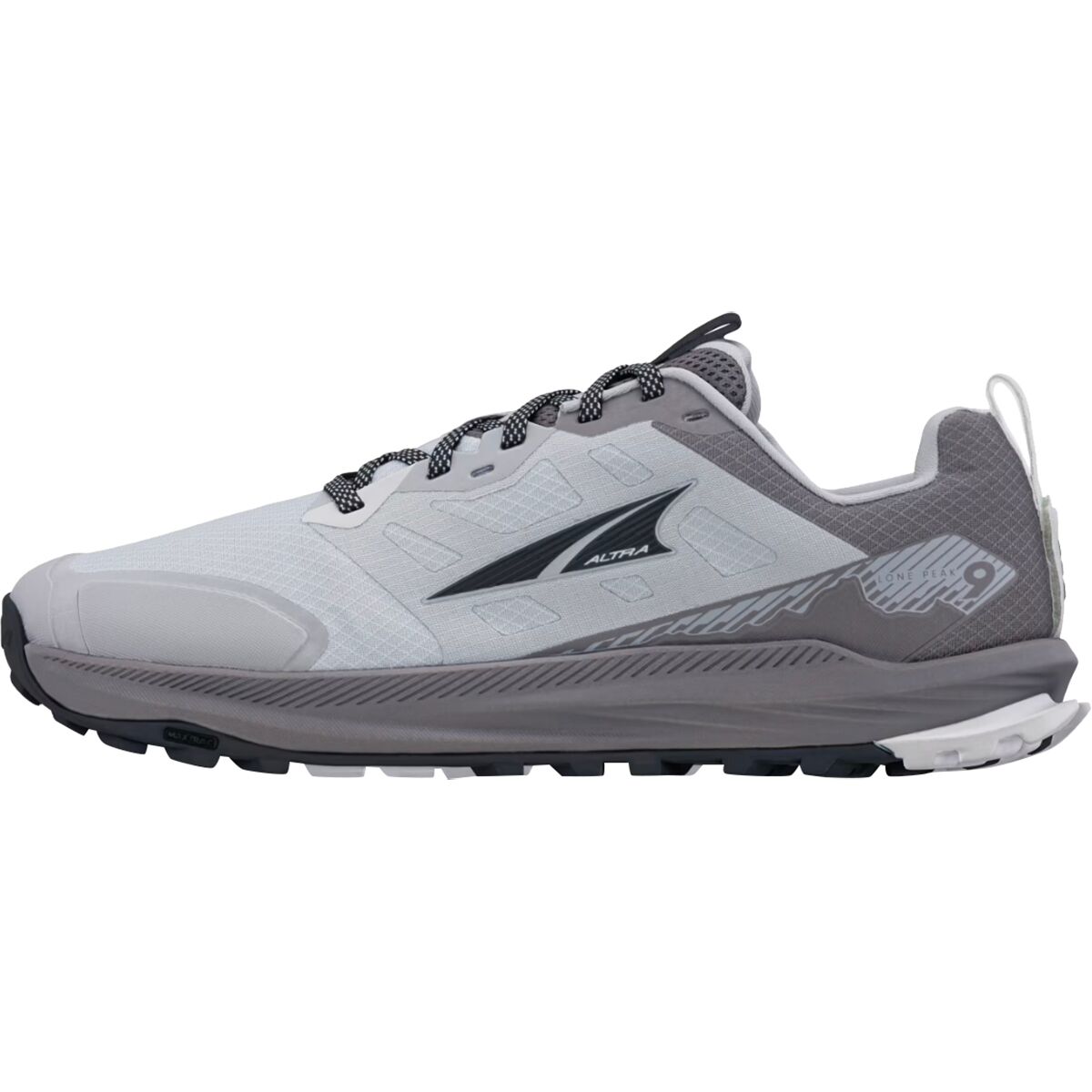 Image of Altra Lone Peak 9 Trail Running Shoe - Men's Gray, 9.5