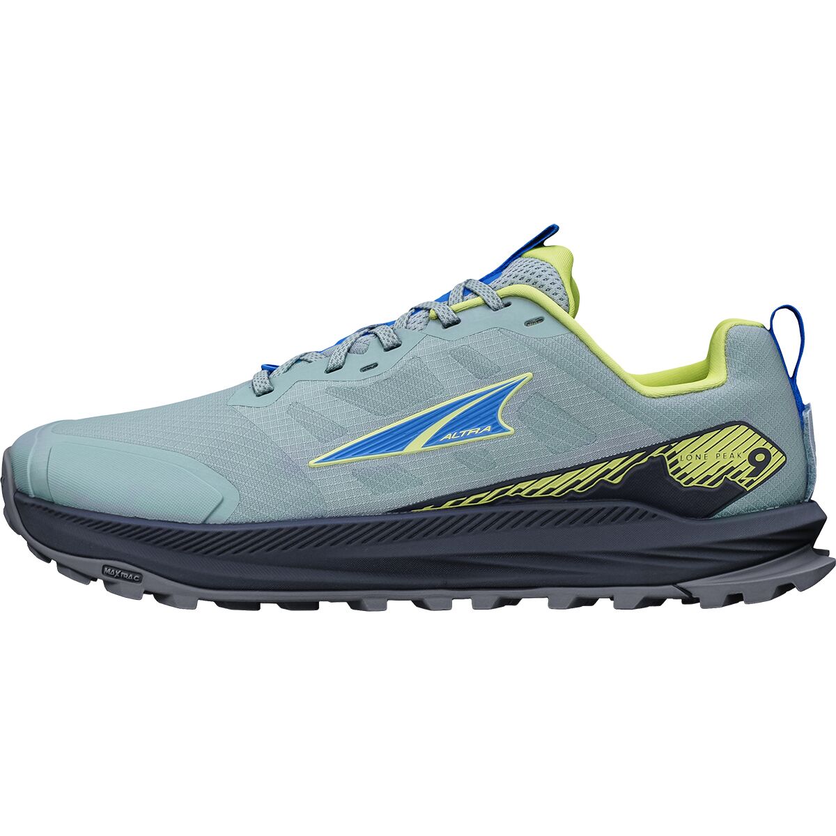 Image of Altra Lone Peak 9 Trail Running Shoe - Men's Gray/Blue, 11.0