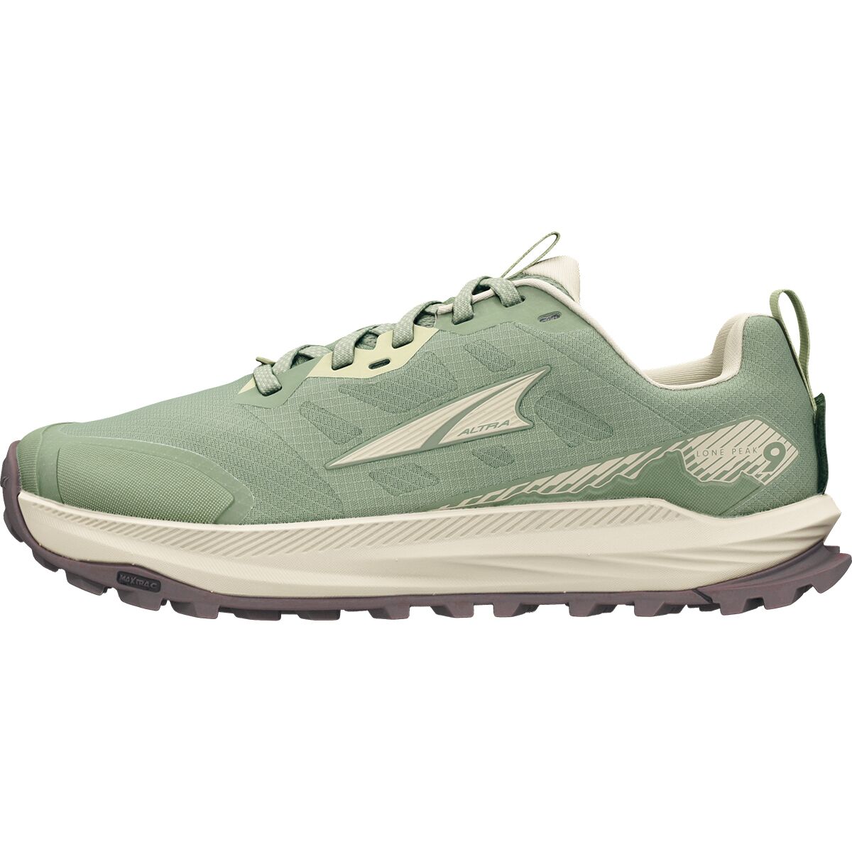 Image of Altra Lone Peak 9 Trail Running Shoe - Women's Green, 7.0