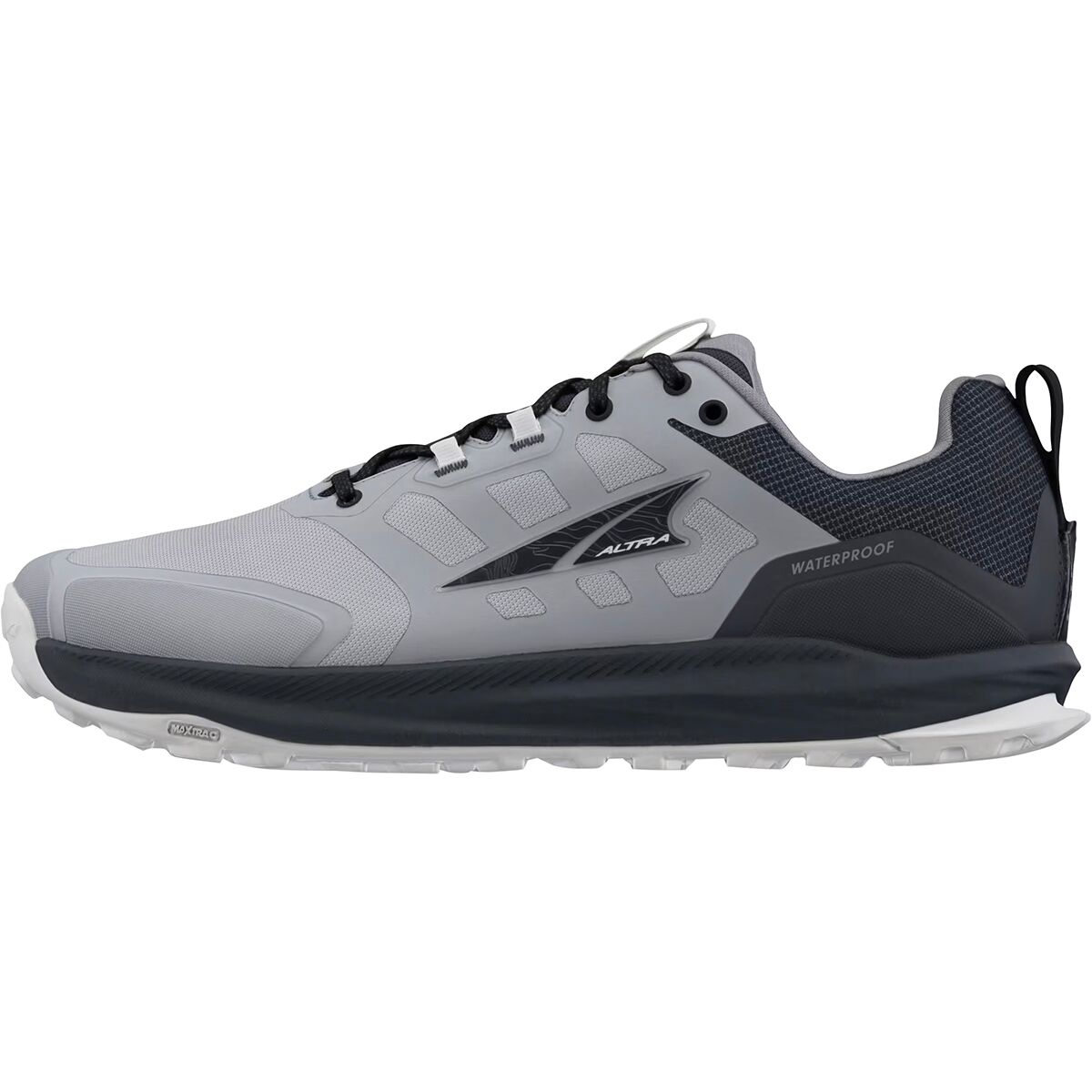 Image of Altra Lone Peak 9 Waterproof Low Hiking Shoe - Men's Gray, 10.0