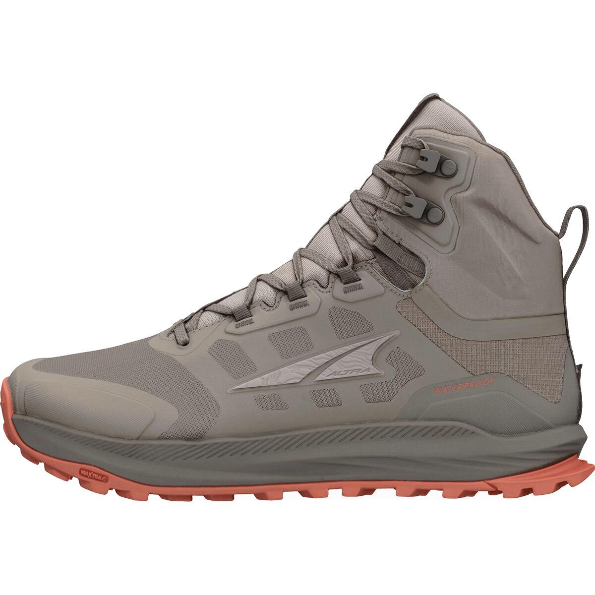 Image of Altra Lone Peak 9 Waterproof Mid Hiking Boot - Men's Brown/Taupe, 9.0