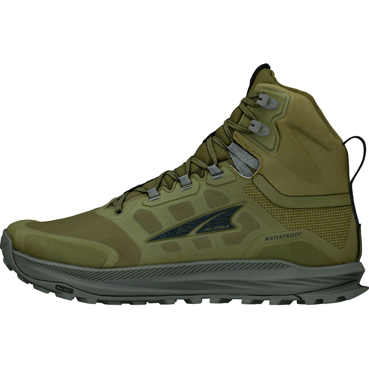 Image of Altra Lone Peak 9 Waterproof Mid Hiking Boot - Men's Green, 10.0