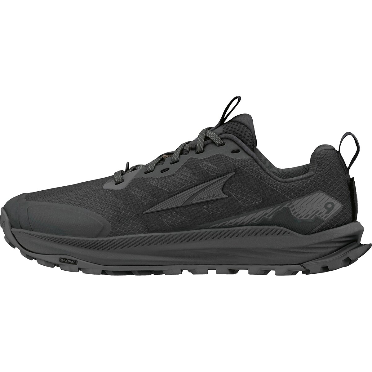 Altra Lone Peak 9 Wide Trail Running Shoe - Women's Black