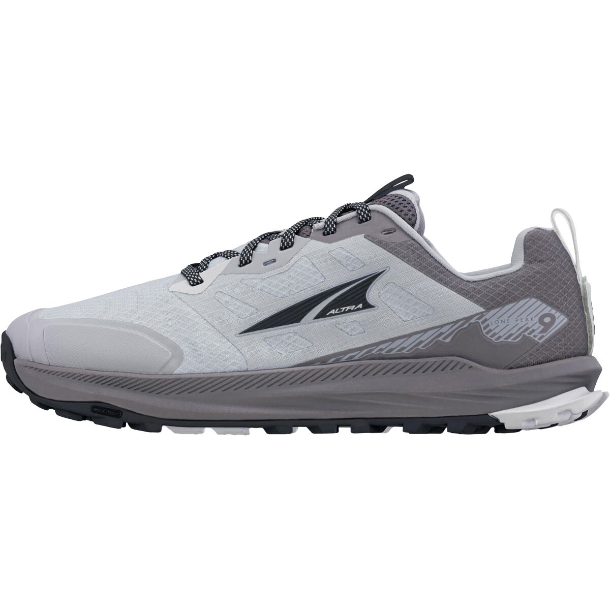 Image of Altra Lone Peak 9 Wide Trail Running Shoe - Men's Gray, 13.0