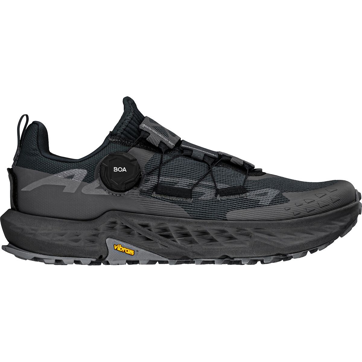 Image of Altra Timp 5 Boa Trail Running Shoe - Men's Black/Black, 11.5