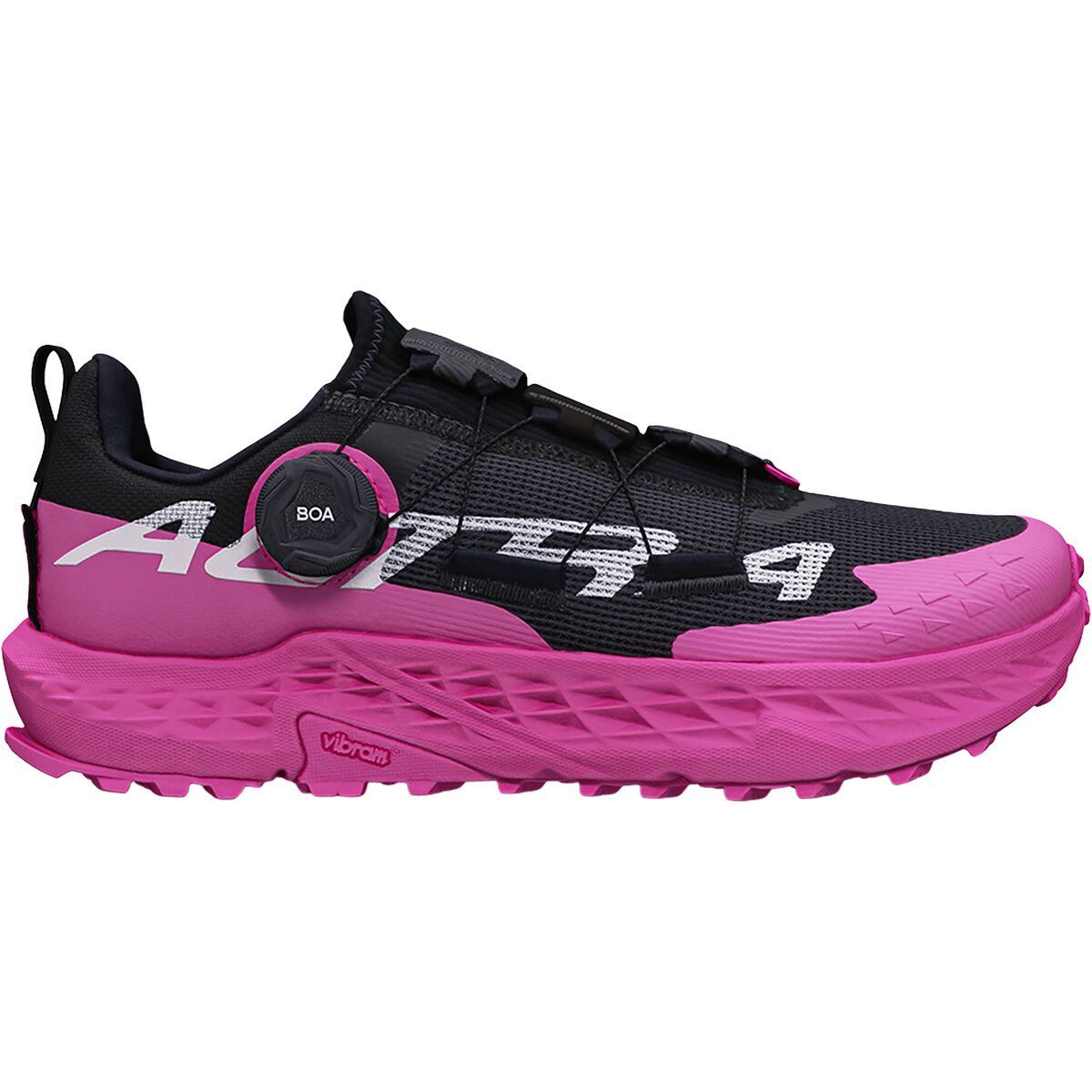 Image of Altra Timp 5 Boa Trail Running Shoe - Women's Black/Rose, 10.0