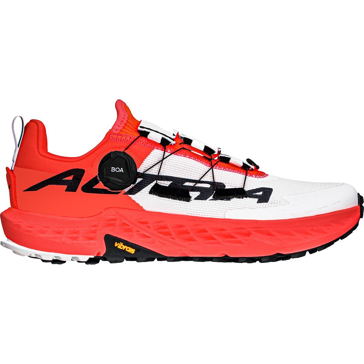 Image of Altra Timp 5 Boa Trail Running Shoe - Women's White/Coral, 7.0