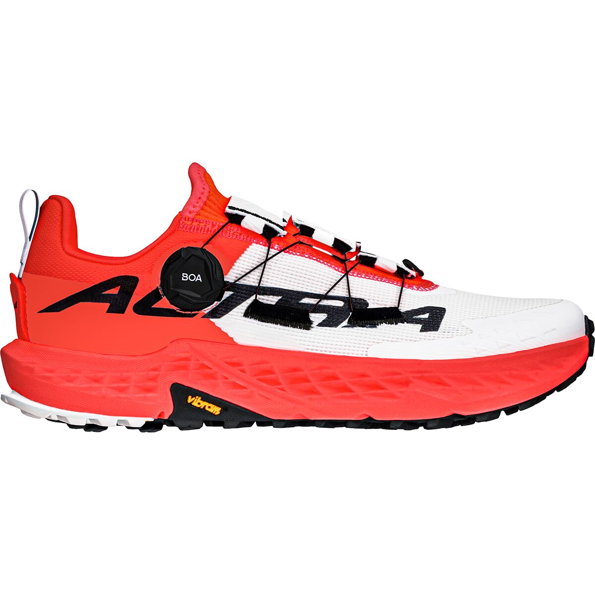 Image of Altra Timp 5 Boa Trail Running Shoe - Women's White/Coral, 7.0