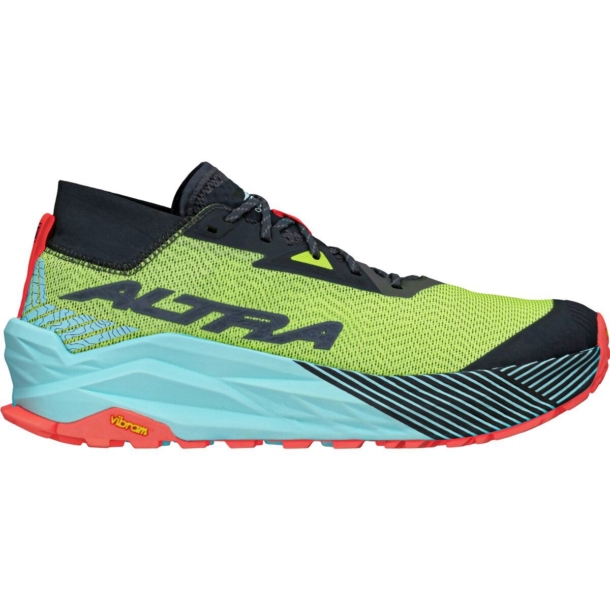 Altra Olympus 275 Trail Running Shoe - Men's Black/Yellow, 9.0