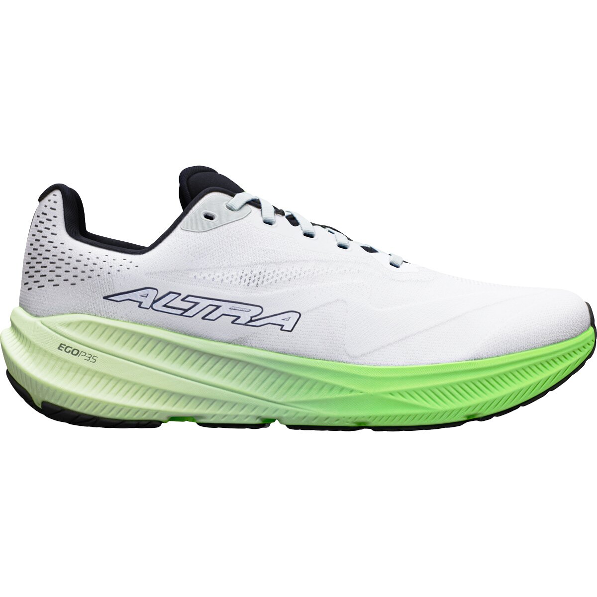 Image of Altra Experience Flow 3 Running Shoe - Men's White/Black/Green Gecko, 11.0