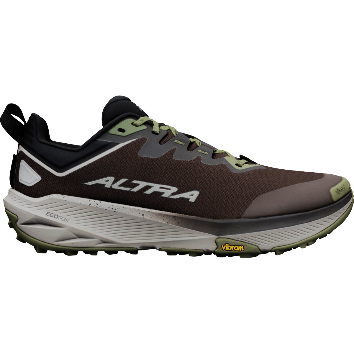 Image of Altra Experience Wild 3+ Trail Running Shoe - Men's Chocolate Torte/Flint Grey, 9.5