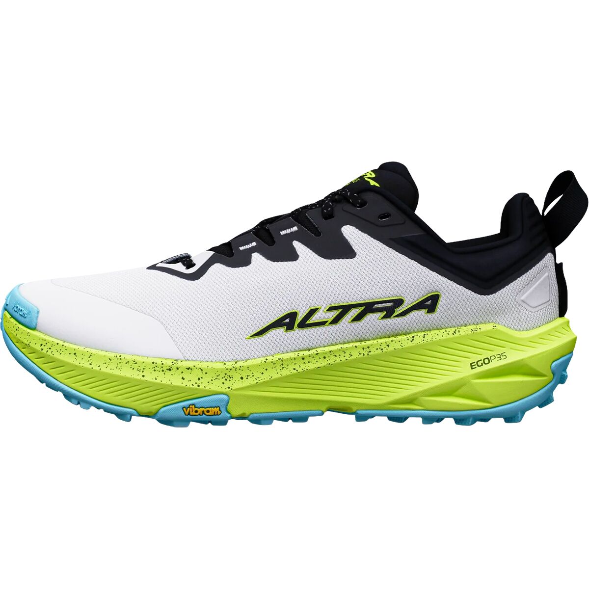 Image of Altra Experience Wild 3+ Trail Running Shoe - Men's White/Lime, 10.5