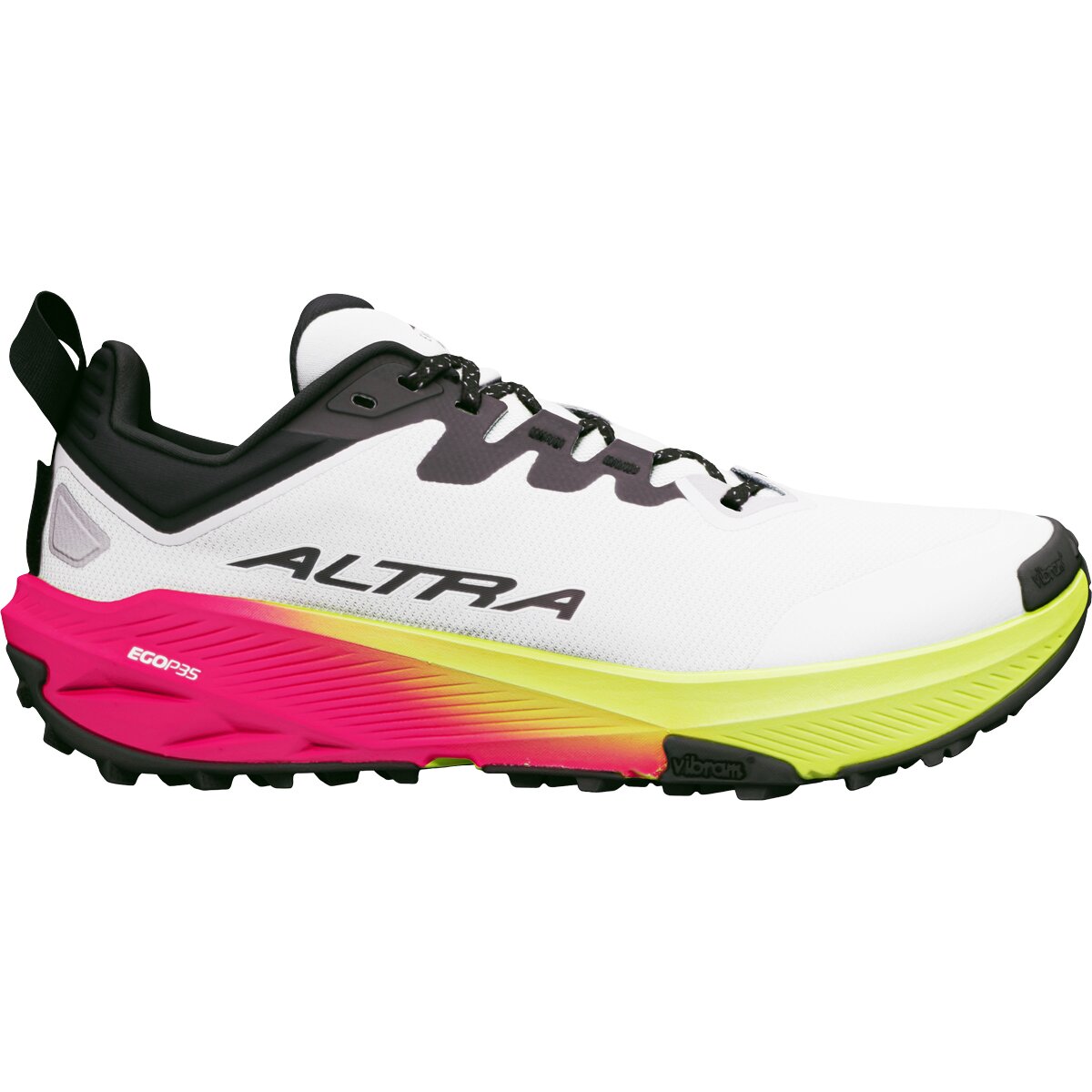 Image of Altra Experience Wild 3+ Trail Running Shoe - Women's Ice/Black/Safety Yellow, 7.0