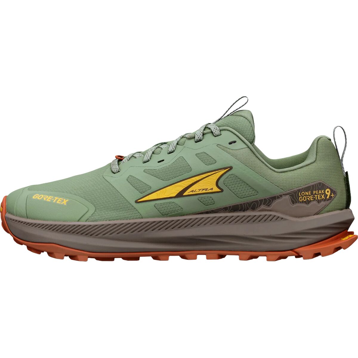 Image of Altra Lone Peak 9+ GTX Trail Running Shoe - Men's Dusty Olive, 11.0