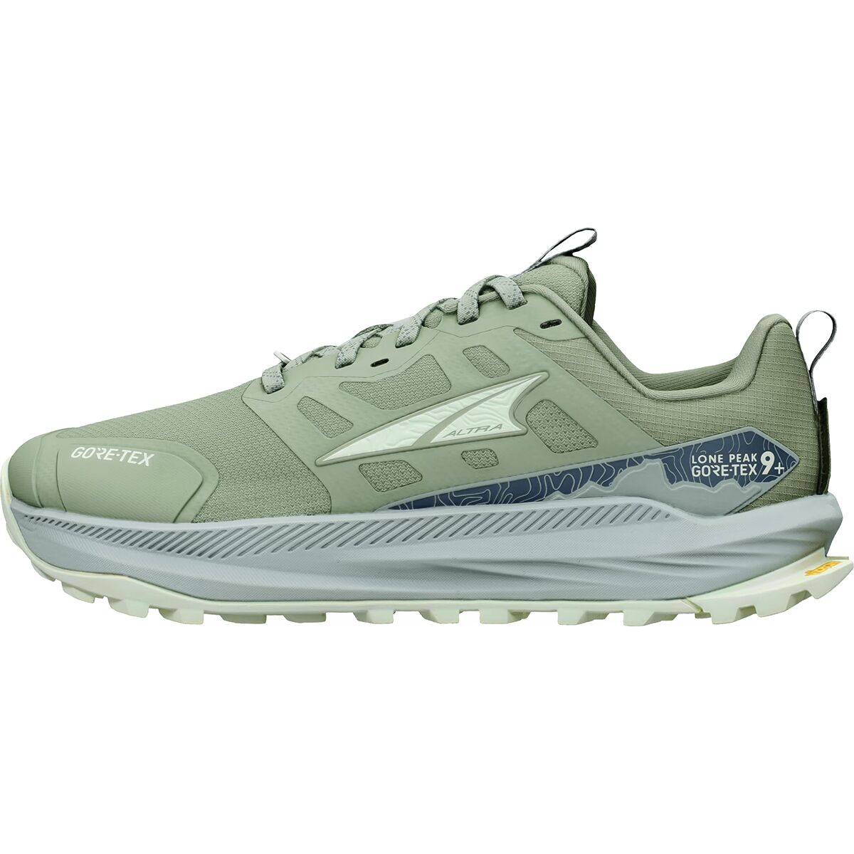 Image of Altra Lone Peak 9+ GTX Trail Running Shoe - Women's Dusty Olive, 8.5