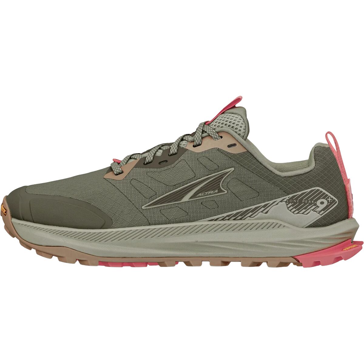 Image of Altra Lone Peak 9+ Trail Running Shoe - Women's Dusty Olive, 11.0