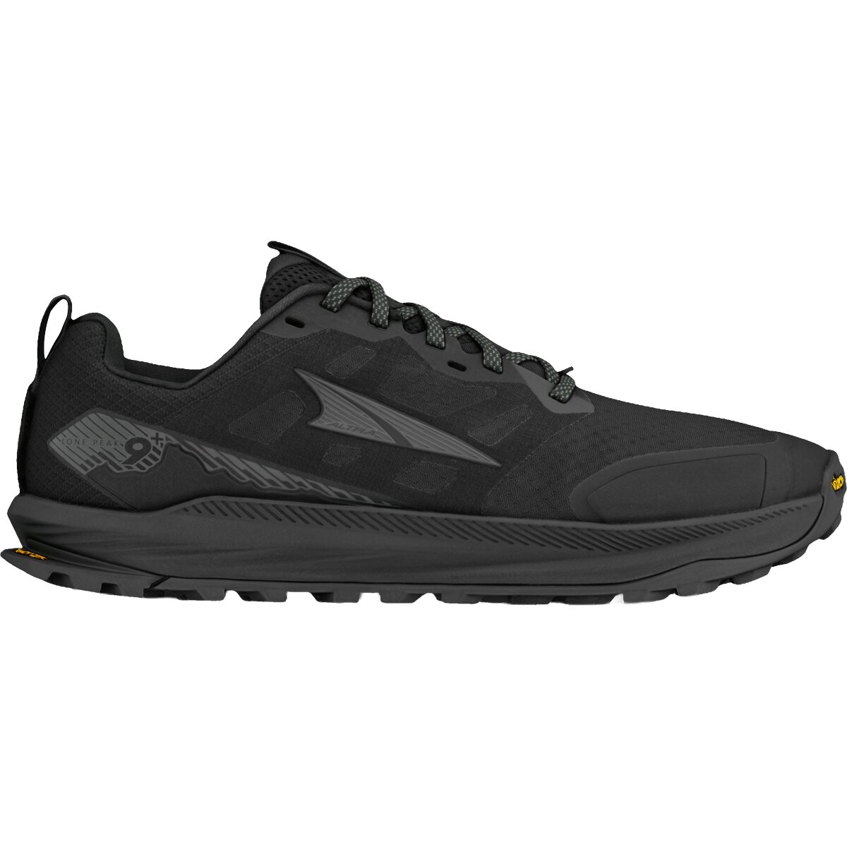 Image of Altra Lone Peak 9+ Wide Trail Running Shoe - Men's Black, 13.0