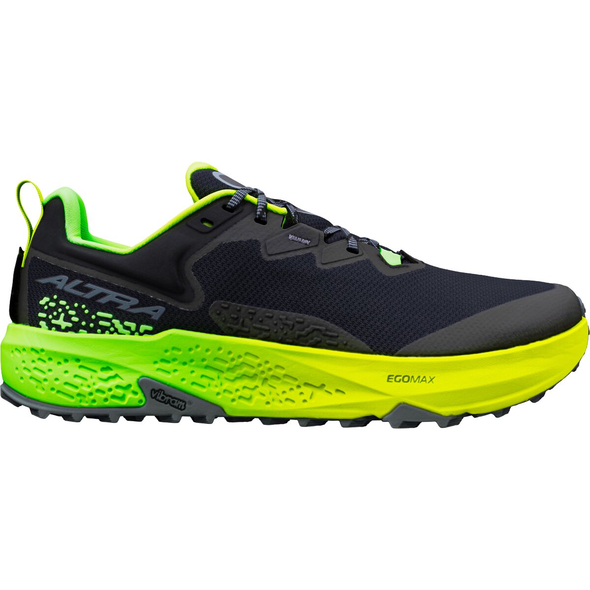 Image of Altra Timp 6 Trail Running Shoe - Men's Black/Turbulence/Green Gecko, 10.0
