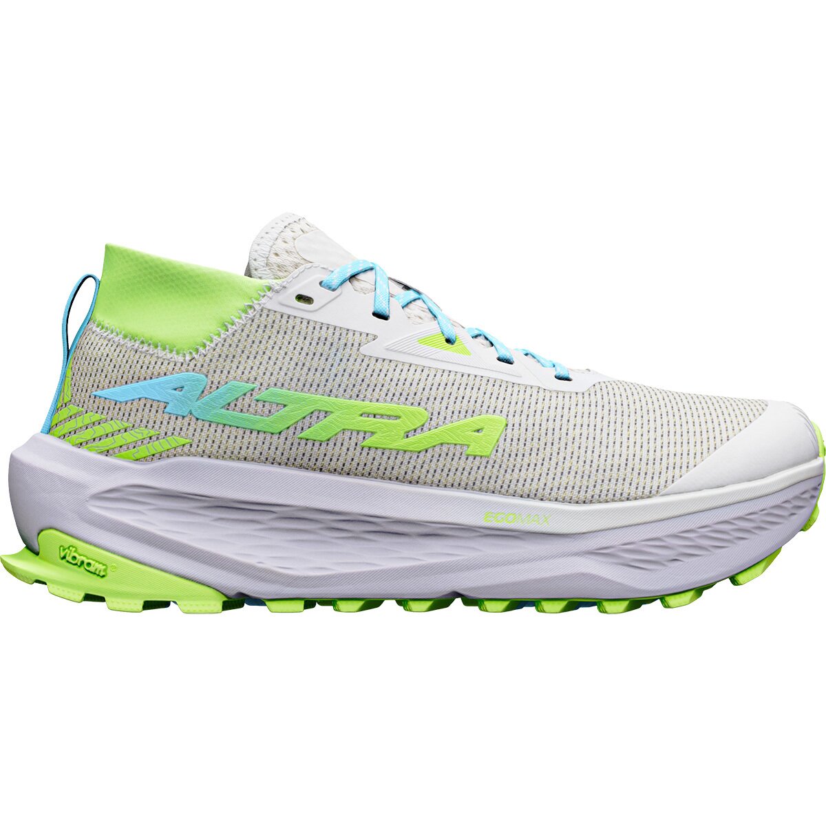 Image of Altra Olympus 275 Hilo Trail Running Shoe - Women's Vaporous Grey/Blue Fish, 9.0