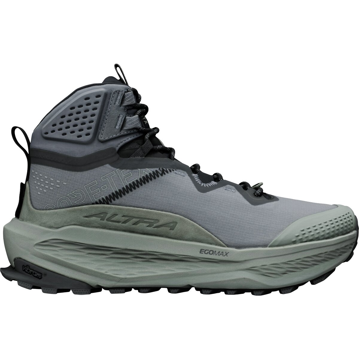 Image of Altra Olympus 7 Mid GTX Hiking Boot - Women's Castlerock/Black, 11.5