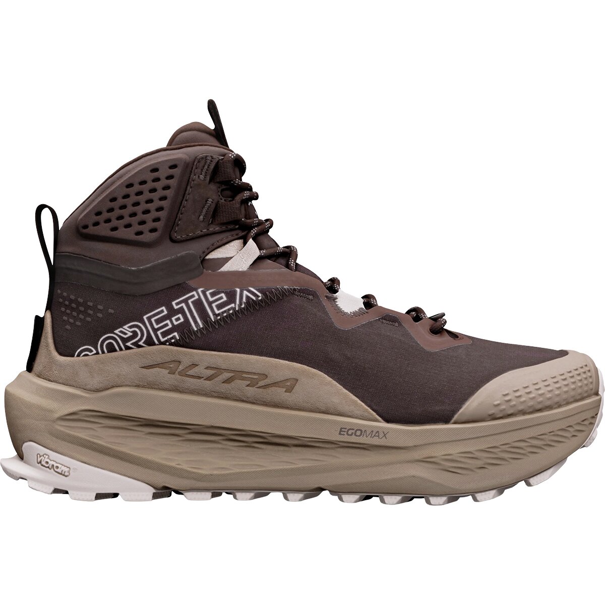 Altra Olympus 7 Mid GTX Hiking Boot - Women's Chocolate Torte/Mountain Trail