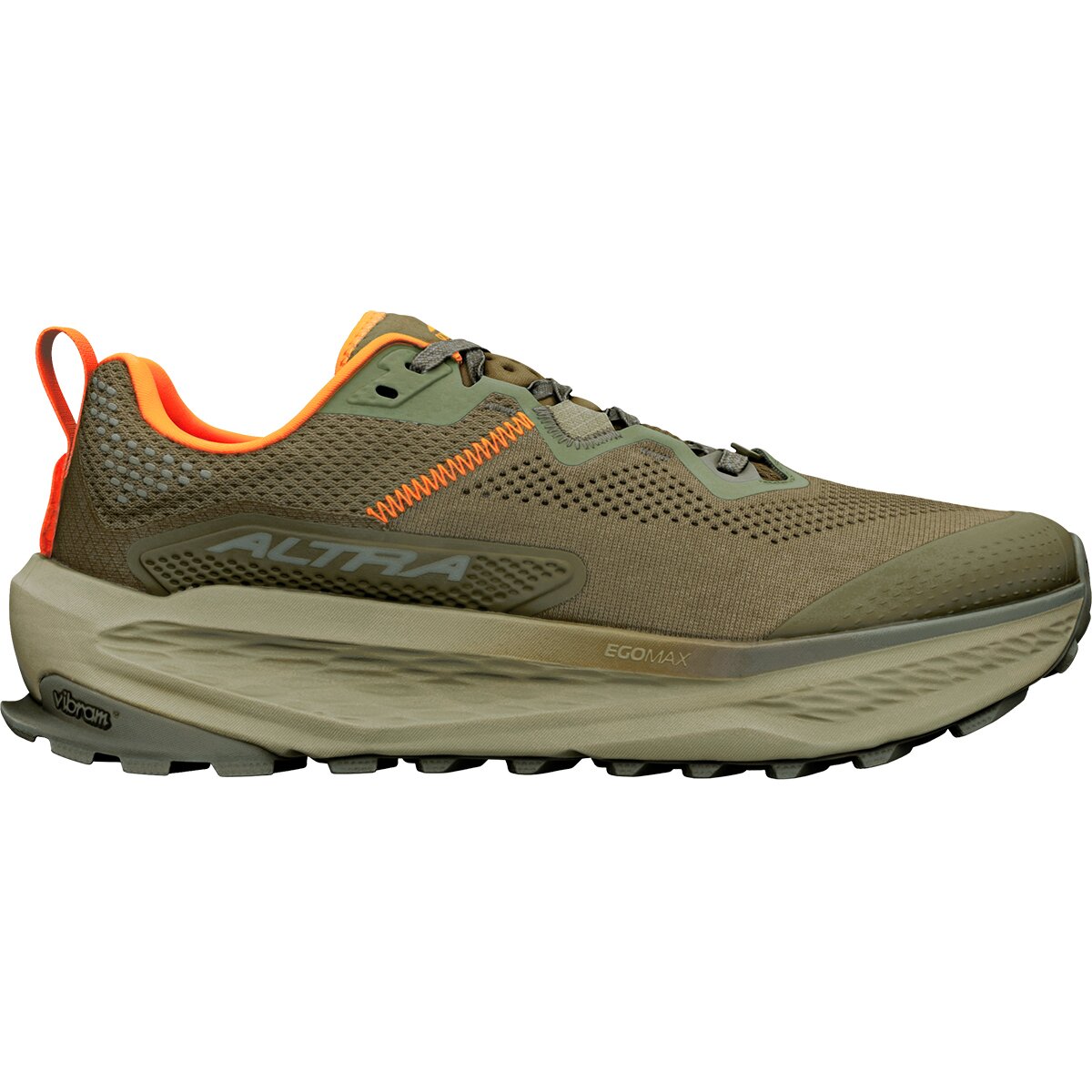 Image of Altra Olympus 7 Trail Running Shoe - Men's Dark Olive/Black/Aloe, 8.0