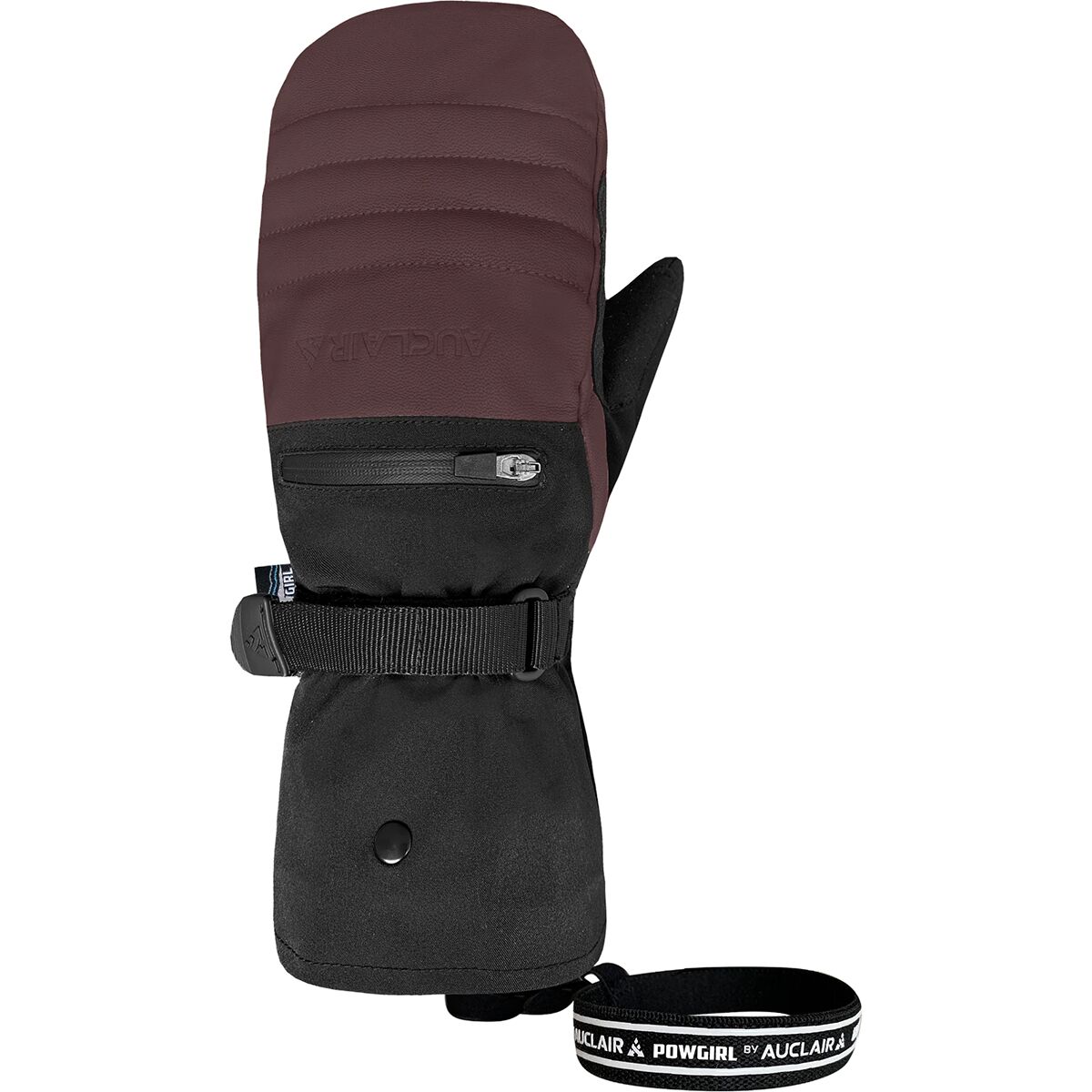 Image of Auclair A-Peak 2-In-1 Mitten - Women's Burgundy/Black, S