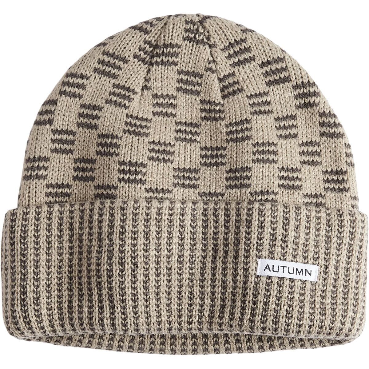 Image of Autumn Squared Beanie Steam Grey, One Size