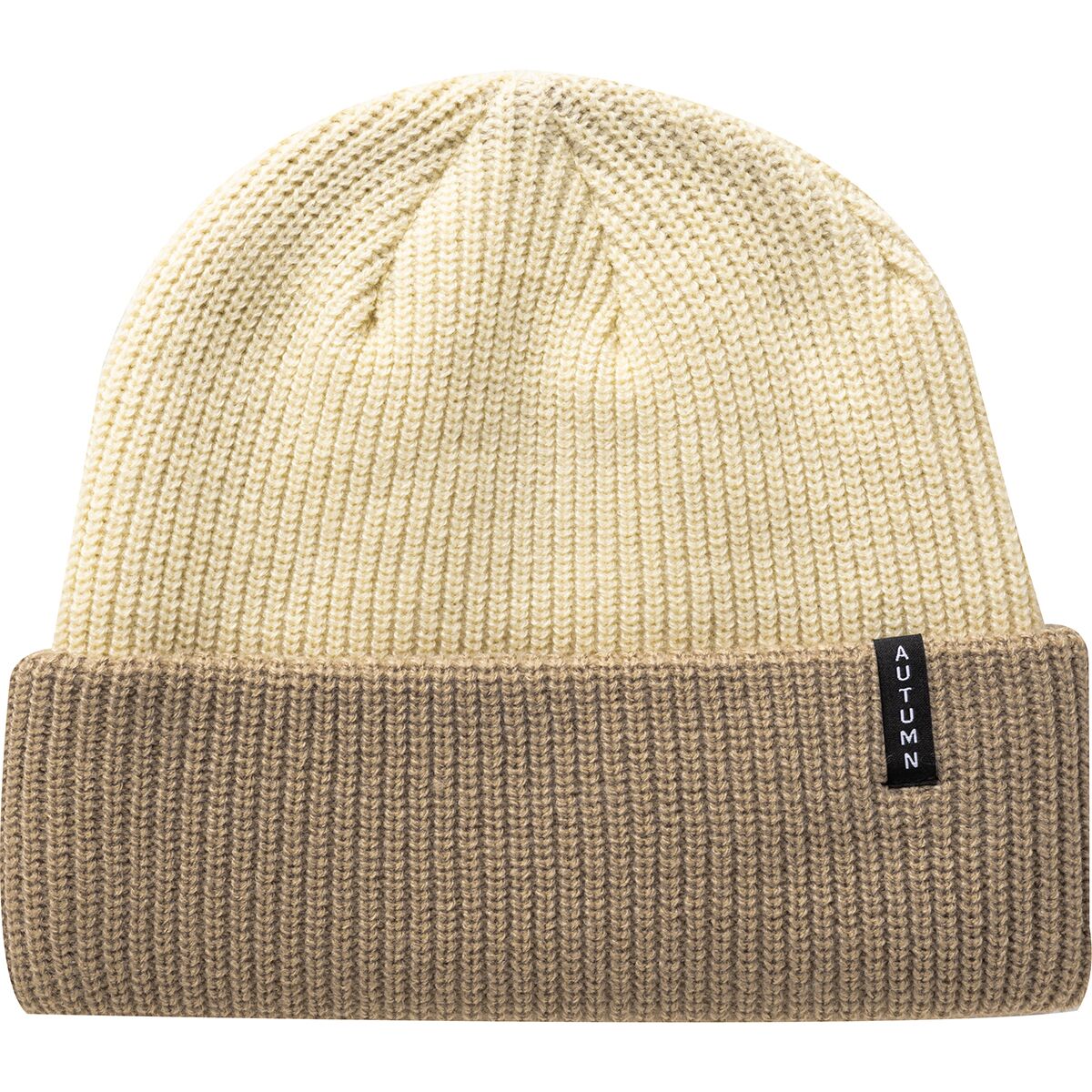 Autumn Autumn Blocked Beanie Khaki, One Size