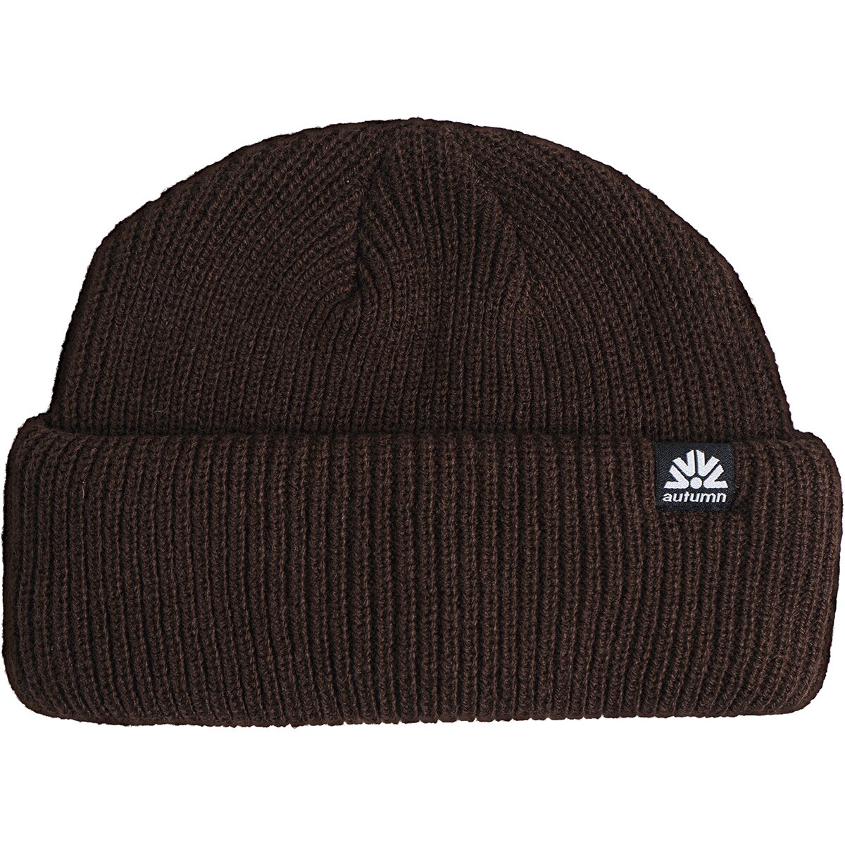 Image of Autumn Double Roll Beanie Chocolate, One Size