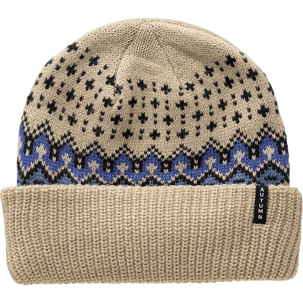 Autumn Autumn Fairisle Beanie Khaki, One Size