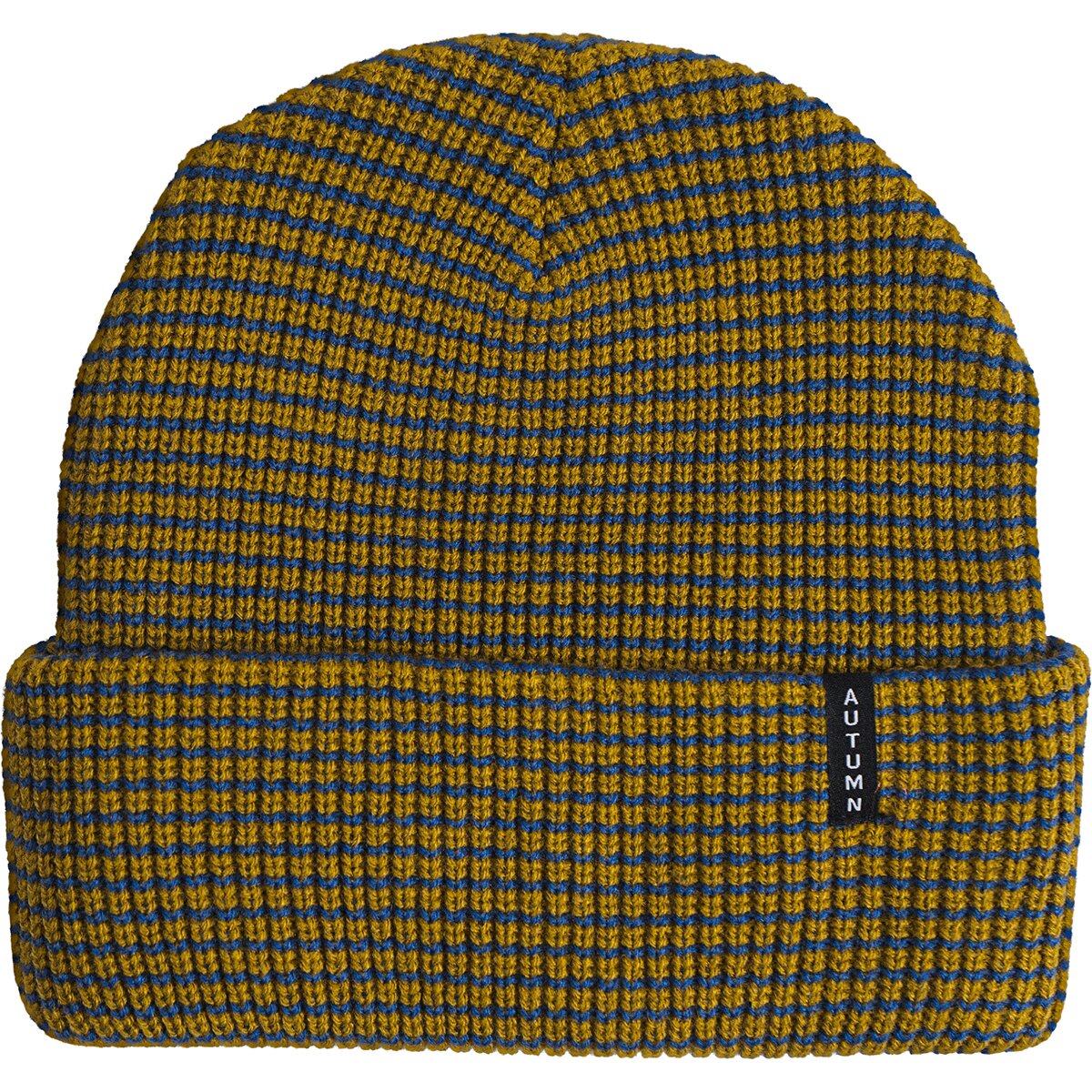 Image of Autumn Stripe Beanie Dijon, One Size