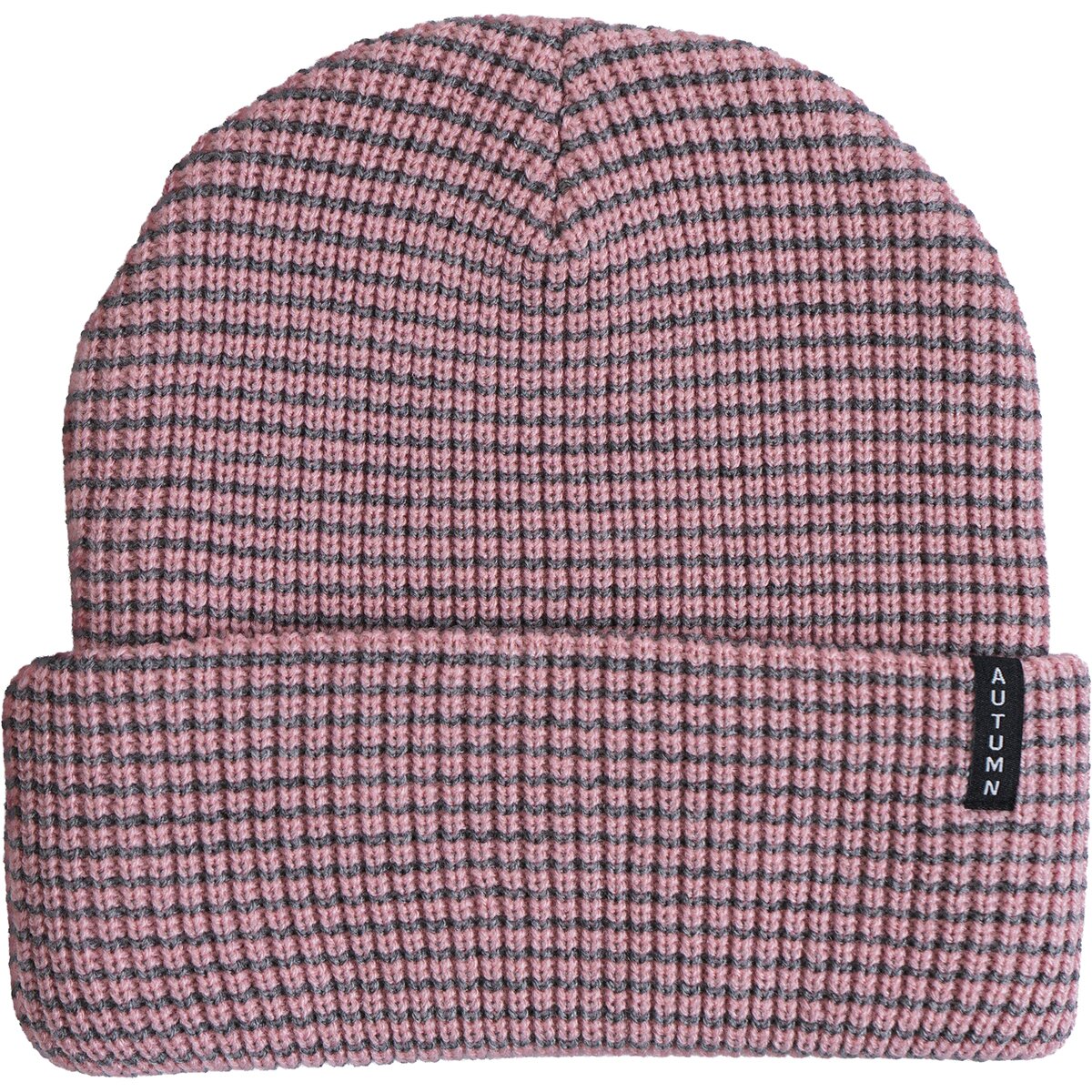 Image of Autumn Stripe Beanie Pink, One Size
