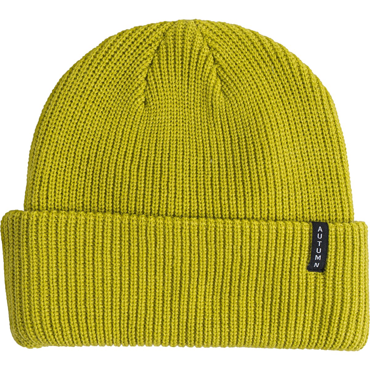 Image of Autumn Select Solid Beanie Chartreuse, One Size