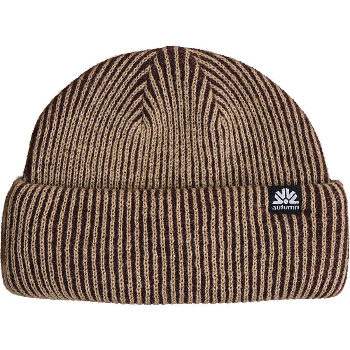 Image of Autumn Cord Double Roll Beanie Oxblood, One Size